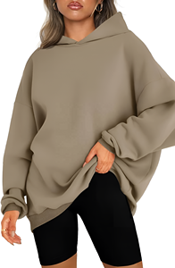 Vente en gros de sweats à capuche en molleton de coton personnalisés à l'avant, brodés, pour femmes et hommes, décontractés, surdimensionnés, de haute qualité, service OEM - Product Image 5