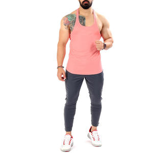 2025 última camiseta sin mangas Logo gratis bambú Slim Fit entrenamiento muscular camiseta sin mangas de alta calidad camiseta sin mangas para hombre - Product Image 2
