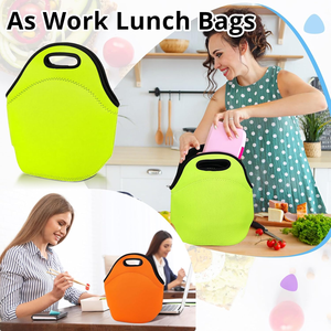 Sac isotherme pour déjeuner en néoprène, réutilisable, pour la sublimation, pour le bureau, l'école, le camping - Product Image 3