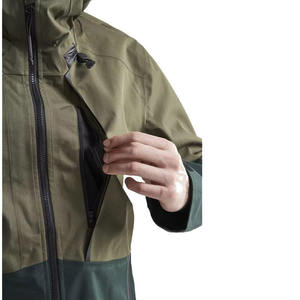 โรงงาน OEM เสื้อกันฝนผู้ชายคุณภาพสูงสำหรับฤดูหนาว กันน้ำ ระบายอากาศ แห้งเร็ว สำหรับกิจกรรมกลางแจ้ง รับสกรีนโลโก้ ซิปเต็มตัว กันลม - Product Image 6