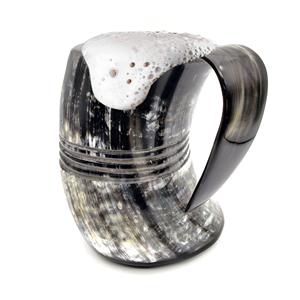 Taza de Cuerno Natural para Beber, Hecha a Mano, de Cuerno de Búfalo, para Cerveza y Cerveza Artesanal, de CRAFT ZONE EXPORT - Product Image 5