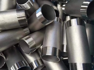 การรักษาพื้นผิวขัดเงาทนต่อการกัดกร่อนของหัวนมท่อเหล็กชุบสังกะสีแรงดันสูงอเนกประสงค์สำหรับการใช้งานที่หลากหลาย - Product Image 5