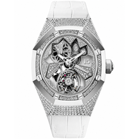 Montre automatique à cadran à aiguilles avec faible MOQ, montres personnalisées avec logo, montre mécanique automatique pour homme 114