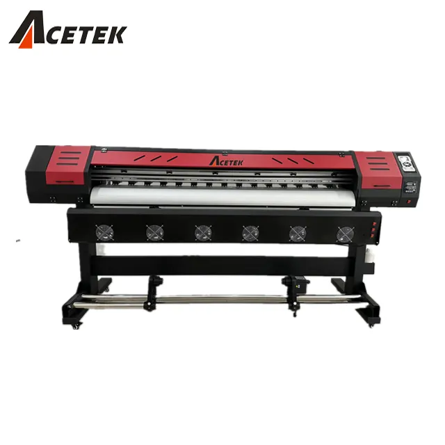 Profesyonel Acetek geniş format çizici yazıcı 1.6m 1.8m 2 5m Xp600 DX5 4720 i3200 katlanabilir pankart