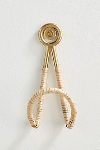 Anneau de serviette en laiton non laqué en laiton lourd massif et anneau de serviette en métal de cercle de luxe fabriqué à la main pour l'utilisation de la salle de bain - Product Image 4