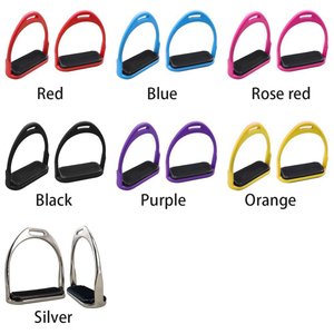 2022 Logo personalizado Impreso Estribos ecuestres ligeros de acero inoxidable Equipo de equitación de nuevo diseño de alta calidad a la venta ahora - Product Image 4