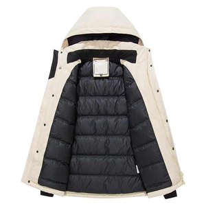 เสื้อแจ็กเก็ตผู้ชายกันน้ำและกันลมเสื้อแจ็กเก็ตสไตล์แคนาดาสำหรับ2025ใส่ในฤดูหนาวโลโก้แบบพิเศษ - Product Image 3