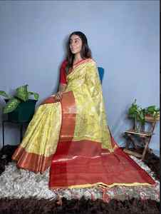 Saris en pure soie pour femmes indiennes - Product Image 6
