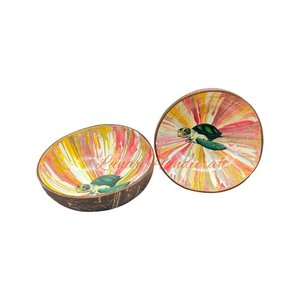 Venta al por mayor cuencos de cáscara de coco hechos a mano ecológicos personalizados naturales y de exportación listos a granel - Product Image 5