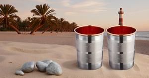 Gobelet à eau en verre à cocktail moderne en acier et cuivre fait à la main Avantages pour la santé de luxe pour les gobelets de bière - Product Image 2