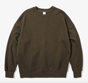 Sweat-shirt unisexe surdimensionné en molleton de coton à carreaux d'hiver personnalisé avec logo personnalisé, haute qualité, respirant, 180g - Product Image 6