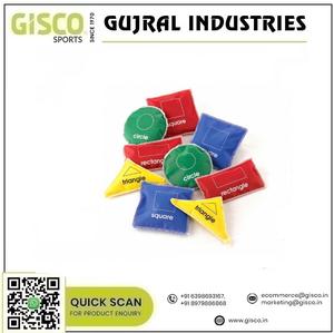 Educational Shape <b>Bean</b> <b>Bags</b> Set Soft Learning Tools with Printed Geometric Shapes Available at Best Price - Product Image 2