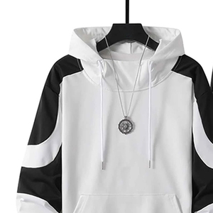 Top Tendance Survêtements Pour Hommes Slim Fit Adulte Taille Hommes Respirant Survêtements Casual Wear Noir Blanc Contraste Unisexe Survêtement - Product Image 5