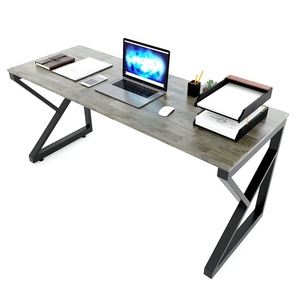 Kconcept HBKC023 1.6m <b>Computer</b> <b>Desk</b> with Iron Legs Rubberwood Material - Product Image 2
