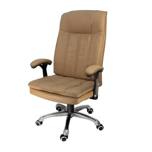 Silla de Director Ergonómica SFGLV007 con Respaldo Reclinable de 2 Capas y Tapicería Simili - Product Image 1