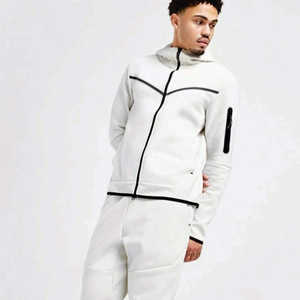 <b>Men's</b> 2-in-1 Casual Winter Tracksuit Grey Fleece <b>Hoodie</b> Pullover Sweatshirt <b>Black</b> Sweatpants Warm Gym Wear Hooded Collar Solid - Product Image 1