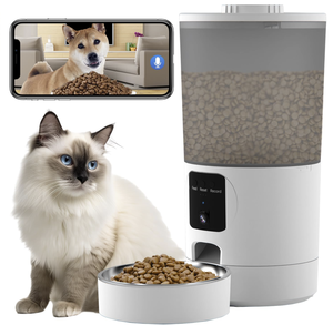 Mangeoire pour chat avec caméra 2K: Mangeoire automatique pour chien WiFi 5G avec vision nocturne, distribution de nourriture pour chat - Product Image 1