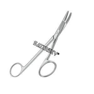 Portaagujas Castroviejo de Punta Recta de 14 cm, Instrumentos Quirúrgicos de Acero Inoxidable, Fabricados para Cirugía Dental - Product Image 1