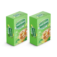 100% Naturel Instant Jasmin Thé Poudre Lime Glace Parfait Mélange Poudre Thé Boisson Lait Thé Fournisseur