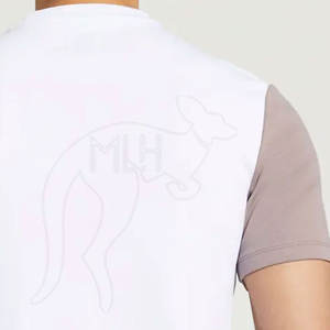 Venta al por mayor OEM camisetas logotipo personalizado de talla grande Golf camisetas de algodón de manga corta Camisetas de los hombres - Product Image 5