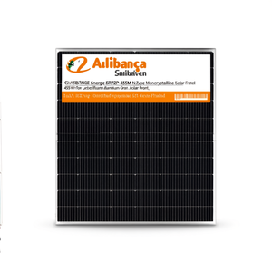 Panneau solaire monocristallin de type N Sunrange Energy SR72P-455M 455W certifié TUV avec cadre en aluminium et face en verre - Product Image 2