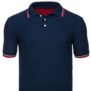 Golf de verano de marca para hombre, polo, transpirable, antiarrugas, patrón sólido, tejido con logotipo bordado, colores de retazos - Product Image 1