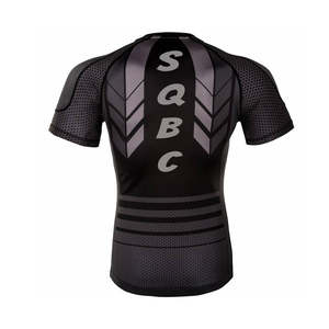 Camisetas de compresión de manga corta personalizadas para luchadores, color negro, gran oferta, Bjj R - Product Image 2