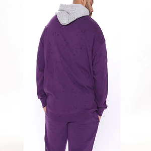 Moda Unisex Sweat Suits Sudadera con capucha y Jogger Set Diseñador para hombre Chándales Marcas famosas para hombre Sudadera con capucha y pantalones de chándal Set - Product Image 2