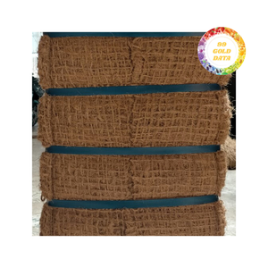Filet de coco polyvalent à partir de fibres de noix de coco utilisées dans les projets d'aménagement paysager écologique, d'agroforesterie et de stabilisation du sol - Product Image 1