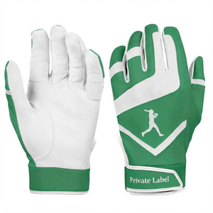 Gants de frappe de baseball en cuir de qualité supérieure, prix de gros personnalisé, paume en cuir premium, sangle de poignet renforcée, gants de frappe de softball de haute qualité - Product Image 4