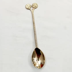 Cuillère de fête royale de crème glacée en laiton de haute qualité produits exclusifs de qualité et de vente - Product Image 5