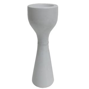 Bougeoir de luxe décoratif blanc délavé pour la maison, bougeoir pour décoration de mariage fait à la main - Product Image 4