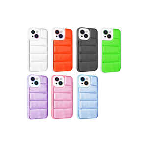 Funda de Silicona Premium Edición MSRA Naranja para iPhone 13 14 Plus XS, 100% Protección de Cámara, Estilo Moderno - Product Image 2