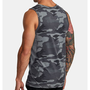 Camisetas de Tirantes para Hombre de Calidad de Exportación, Ropa Deportiva para Gimnasio, Venta al por Mayor Directa de Fábrica, Chaleco Deportivo sin Mangas - Product Image 4