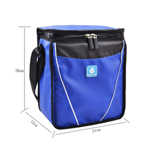 ของขวัญส่งเสริมการขายปิกนิกกลางแจ้งกระเป๋าเป้สะพายหลังเก็บความเย็นแบบมีฉนวนพร้อมโลโก้ที่กําหนดเองผ้าโพลีเอสเตอร์ PEVA ซับใน - Product Image 2