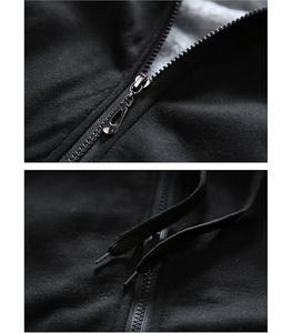 Sweat à capuche élégant pour homme avec doublure intérieure chaude 100% coton, respirant, séchage rapide, détails de fermeture éclair modernes - Product Image 5