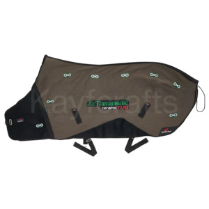 Tapis de cheval en céramique thérapeutique avec aimants et thérapie biominérale FIR - Product Image 1