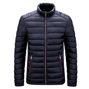 Chaqueta Acolchada con Capucha para Hombre, Otoño-Invierno 2024, Transpirable, de Secado Rápido, Cuello Mao, Estilo Urbano, Ligera, Tallas Grandes - Product Image 2