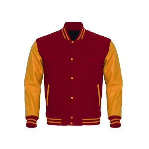 เสื้อแจ็คเก็ตสำหรับผู้ชาย เสื้อแจ็คเก็ตวาร์ซิตี้ เสื้อแจ็คเก็ตทีมบูลส์ เสื้อแจ็คเก็ตชิคาโก คุณภาพสูง oem เรียบง่าย แบบกำหนดเอง เสื้อแจ็คเก็ตวาร์ซิตี้เปล่าสำหรับผู้ชาย ขายส่ง - Product Image 1