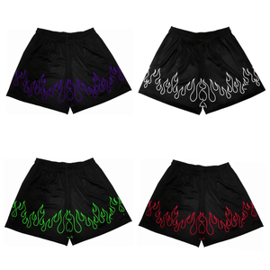 Costume de rue à imprimé floral complet Short de basket-ball surélevé doublé de 6 pouces pour hommes Short de course en maille pour hommesExpédition DDP - Product Image 1