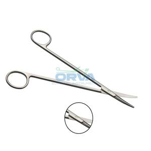 ชุดกรรไกรผ่าตัดแบบโค้งสแตนเลสสตีลเยอรมันได้รับการรับรอง CE สำหรับใช้ในการผ่าตัด - Product Image 1