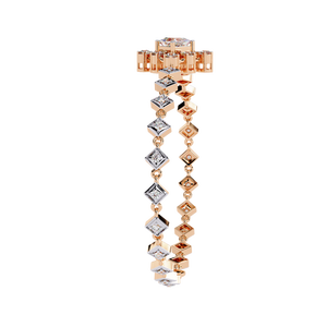 Magnifique bracelet et jonc en or 18 carats avec diamants de laboratoire - Product Image 6