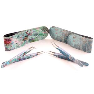 Vente en gros de pinces à cils multi-spécifications et multi-styles de haute qualité Pince à épiler d'extension de faux cils en acier inoxydable - Product Image 5