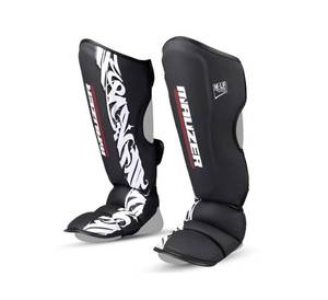 Thai MMA Shin Guards with Foot Protection High Density EVA & Injected PU Padding Kickboxing Shin Instep Guards - Product Image 2