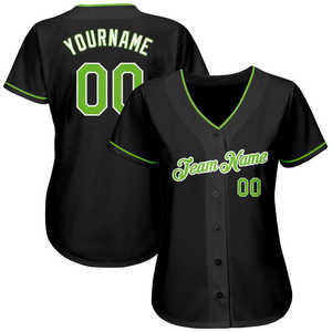 Maillots de Softball Personnalisés Sublimés pour Femmes et Hommes Respirant Séchage Rapide Lavé Col en V Maillot d'Équipe avec Logo et Numéro - Product Image 1