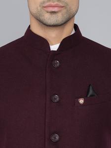 Chaleco Formal Color Granate para Hombre, el Más Vendido, para Bodas, Recepciones, Eventos Culturales y Fiestas, Disponible para la Venta - Product Image 3