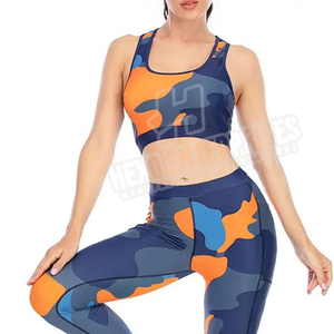 Soutien-gorge de sport personnalisé OEM de haute qualité pour femmes, confortable, extensible, à bretelles avant, yoga, course à pied, grande taille, XL - Product Image 2