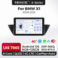 Autoradio multimédia pour BMW X1 2009-2012, MEKEDE X10 X20 X30 X40 UIS7865 8 cœurs Android QLED, CarPlay sans fil, 4G WIFI