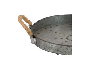 Plateau rond en métal gris de haute qualité, pour maison, hôtel, Restaurant, Bar, ustensiles de cuisine, décoration de table, fabriqué en inde, vente en gros, 2023 - Product Image 4