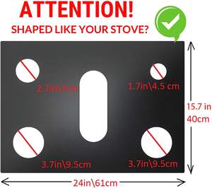 Protecteur de cuisinière à gaz lavable résistant au <span class=keywords><strong>feu</strong></span> résistant à la chaleur pour cuisinière à gaz LG - Product Image 4